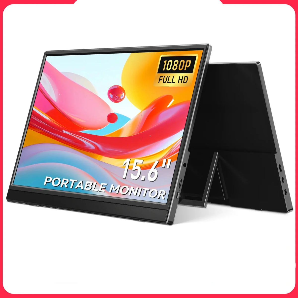 Travel-Friendly 15.6 Inch 1080P Gaming Monitor 60Hz Second Screen