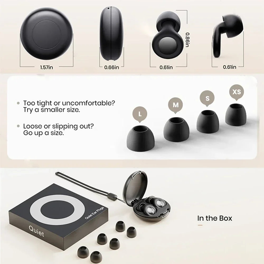 Ear2026 Edition Plugs Sleep Aid, Reusable Noise-Reducing Hearing Protection For Travel, Spring