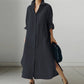 Light Shirt Dress for Women, Elegant Spring Style, Multi-Use Casual & Formal Wear