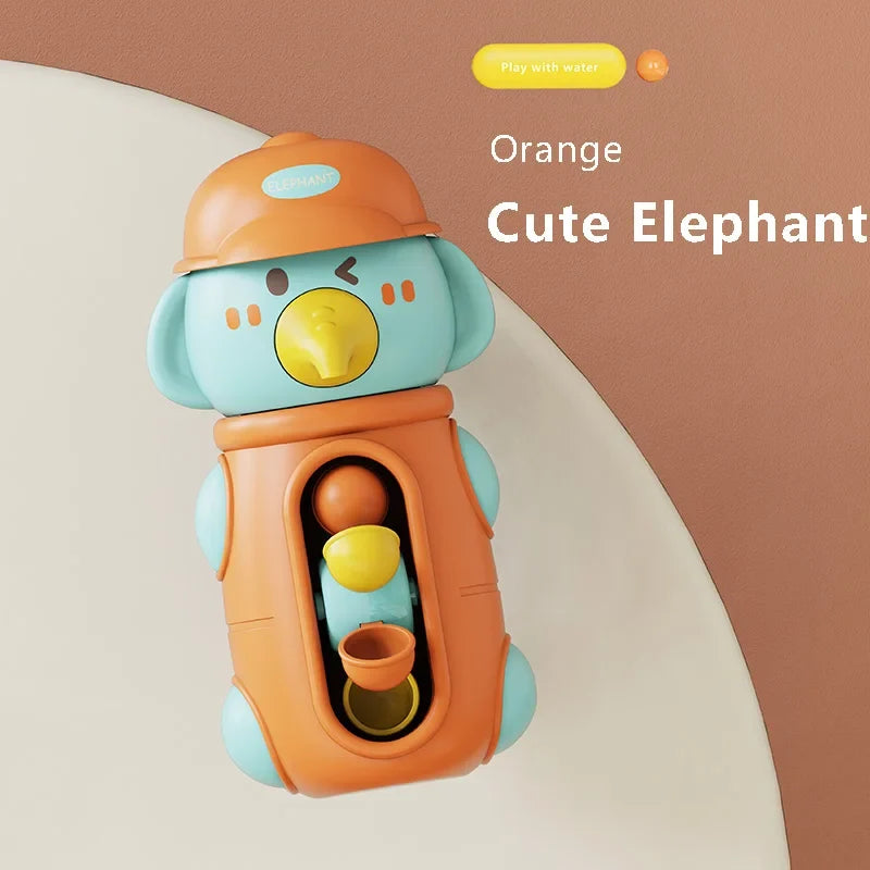 Adorable Duck & Elephant Water Play Toys for Babies - Great Summer Bath Fun for Kids 6 Months and Up
