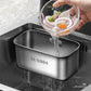 Stainless2026 Edition Steel Sink Strainer Basket, 304 Stainless, Fruit Vegetable Drainer, Eco Friendly Viral Trend