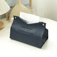 Leather Tissue Box - Scandinavian Car & Household Decor, Large Storage Napkin Holder