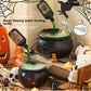 Cauldron Witch Fog Machine Halloween Prop With LED Glow