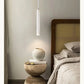 LED Japandi Pendant Lamp Wood Tube Japan Style Bedroom Light