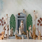 Nativity Figurine Kit - Hand-Painted Resin Nativity Scene, Christmas Decor 2025 Gift Idea