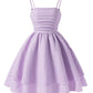 Plush Girls' Princess Dress - Tiered Sling Dress, Flattering, Polyester, For Birthday Party