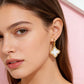 Four Earrings Leaf Clover Pendant Dangle Jewelry Gift Idea Spring 2026 Trendy Party Accessory