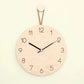Wooden Wall Clock 12 Inch Hanging Rope Minimalist Round Clock Fall 2025 Rustic Household Decor Cozy Living Room Accent