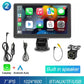 Stereo Car 7-Inch IPS Touchscreen With CarPlay Android Auto, GPS Navigation, WiFi, Rear View Camera