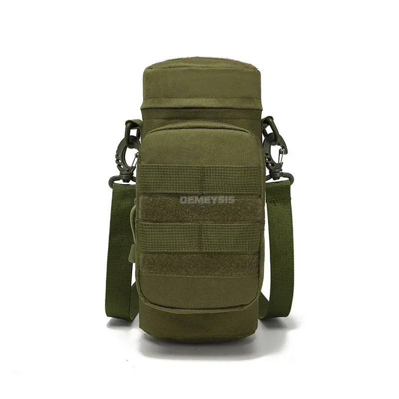 Water2025 Edition Bottle Pouch Waist Bag Tactical MOLLE 1L Capacity Hiking Camping Fall