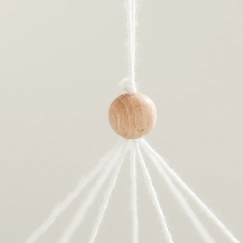 Crib Baby Mobile Wooden Nursery Newborn Sensory Toys