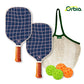 Variant image for Kid's Pickleball Paddle Set with Glass Fiber Construction and 13mm Polypropylene Core for Outdoor Sports-5