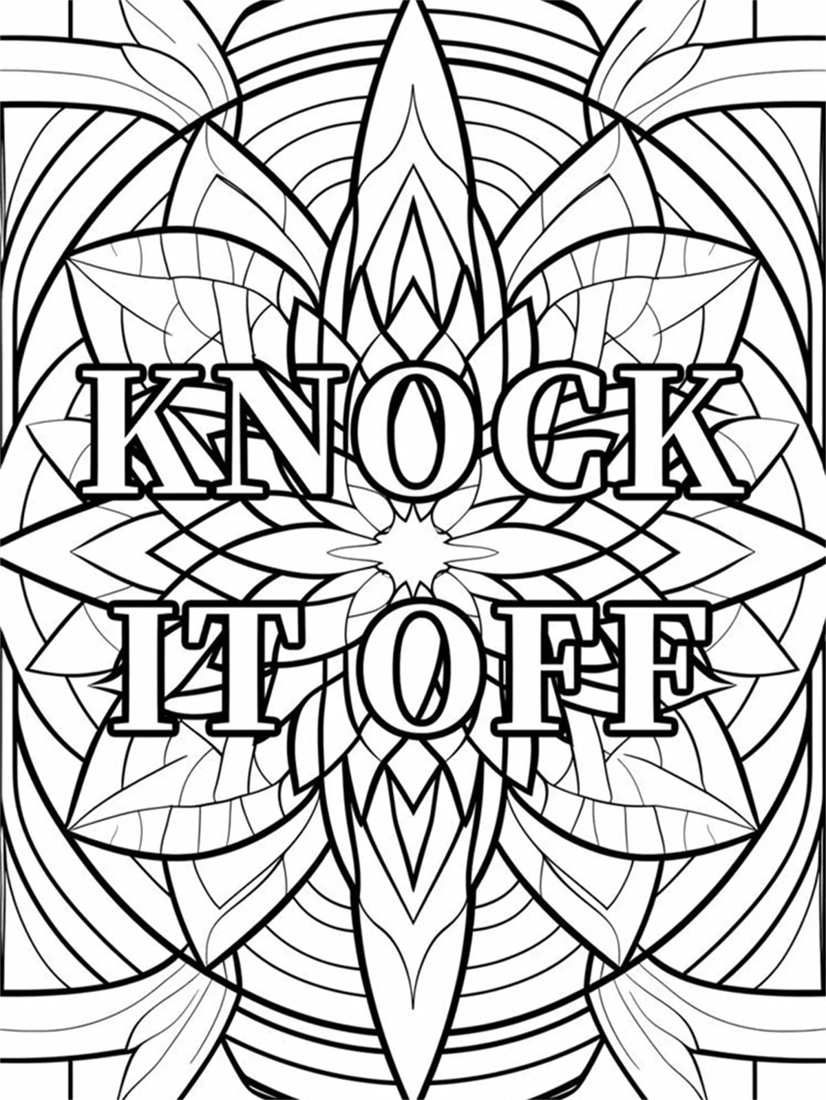 Book Coloring Upgraded Thick Paper Mindfulness Positive Thoughts And Swear Words Holiday Gift 2025 Stress Relief