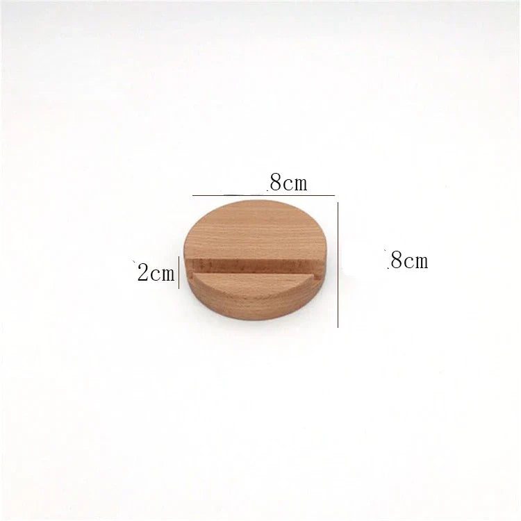 Universal Solid Wood Desk Stand Holder for Mobile Phones & Tablets - Household Accessories