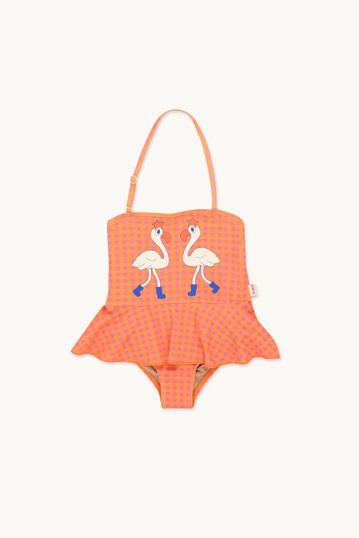 Light unisex one-piece swimsuit - casual cut, nylon, beach & pool wear for kids