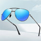 Sunglasses Aviator Foldable Metal Pilot Style Polarized UV400 Sun Glasses, Summer 2026 Trend, All-Day Comfort