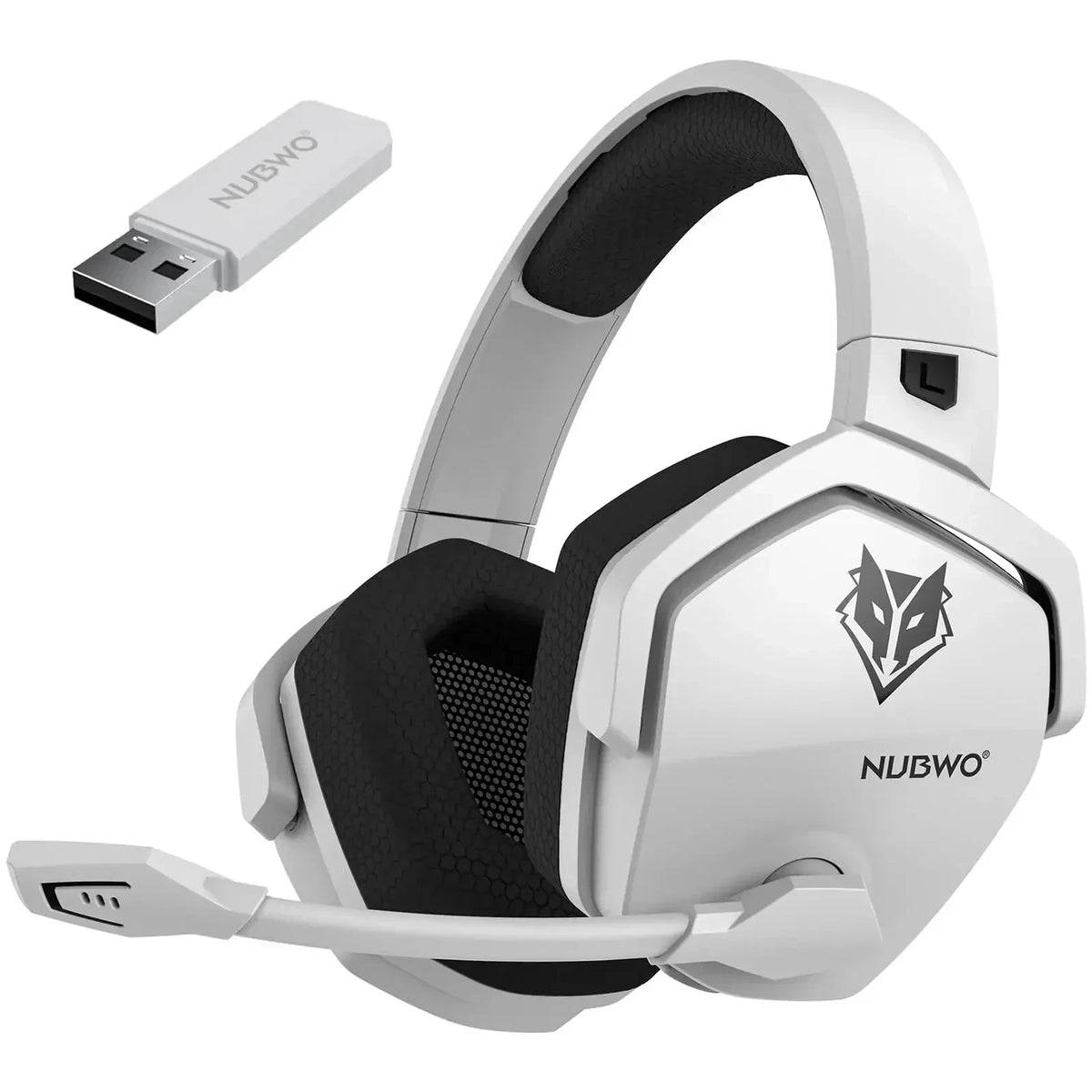 Cordless Gaming Headset With Mic Active Noise Cancellation
