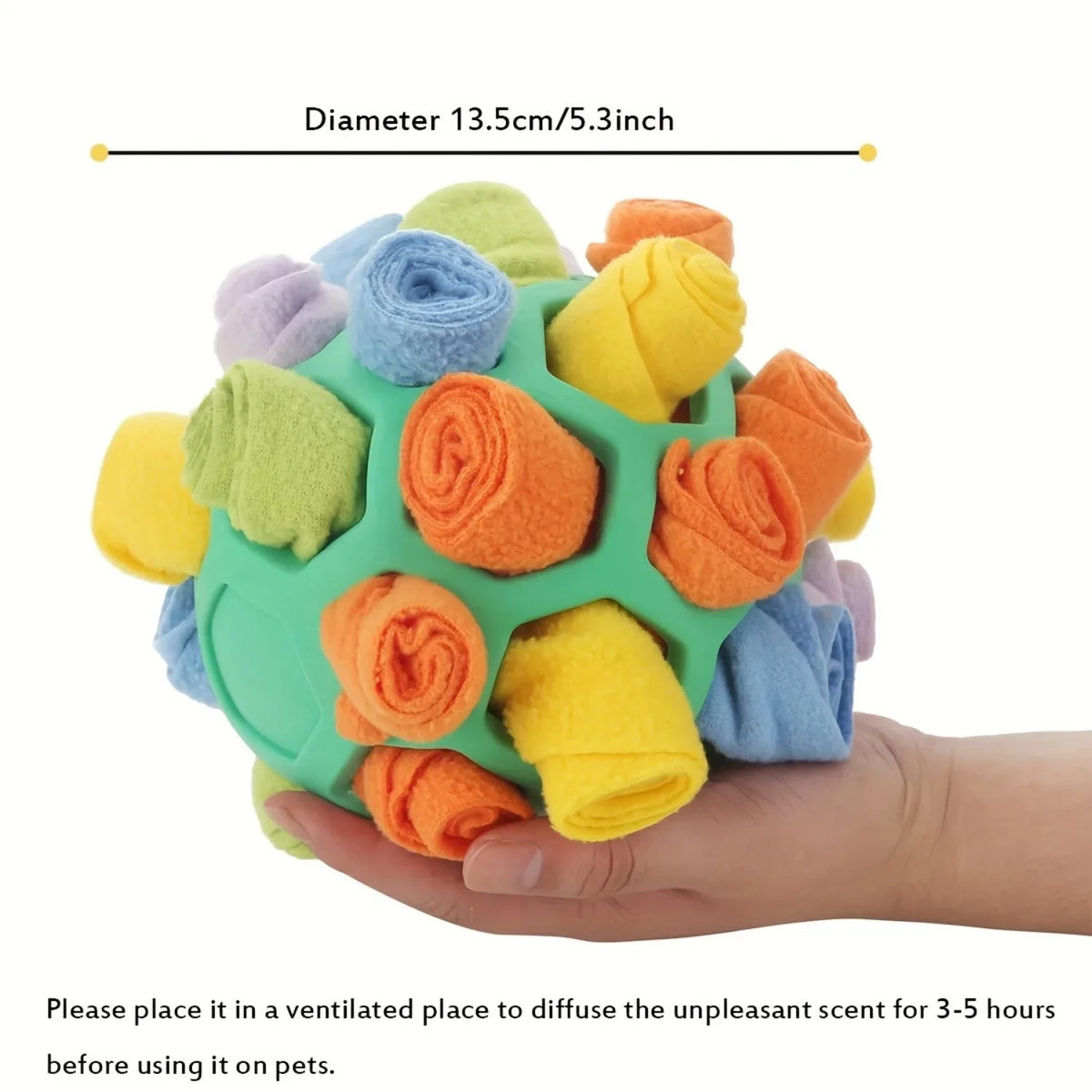 Bite Resistant Rubber Interactive Nose Work Foraging Enrichment Toy for Dogs 2026 – Dog Snuffle Ball Toy