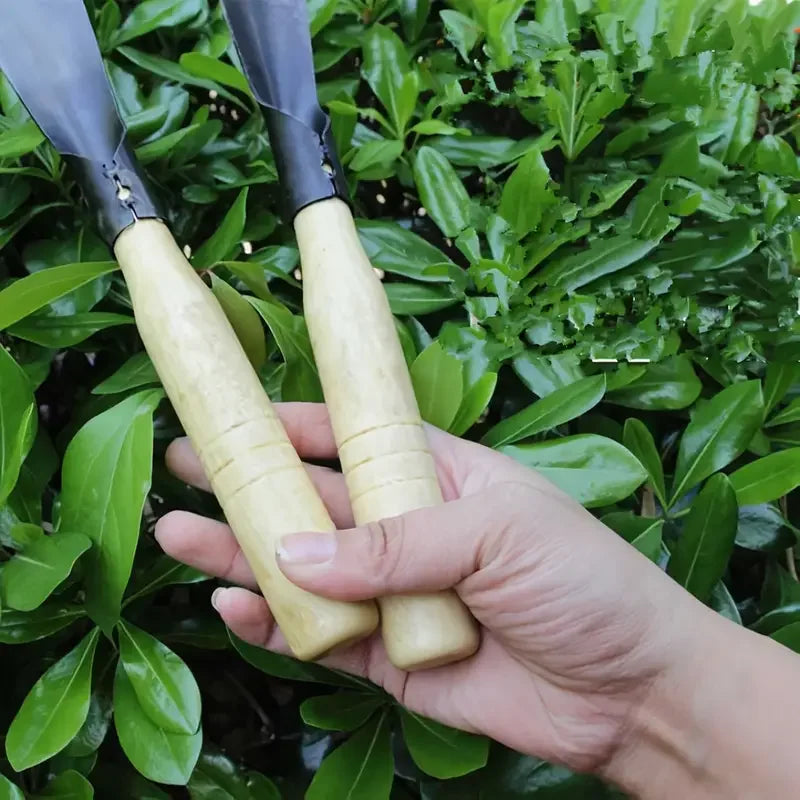 Manganese Steel Garden Tools Flat Shovel - Multi-Use Digging Device for Wild Vegetables and Flowers