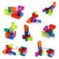 3D Magnetic Building Blocks Kit with 54 Guide Cards, Eco-Friendly Magnetic Tiles for Kids Age 6 and Up, 7-Piece Puzzle Cube