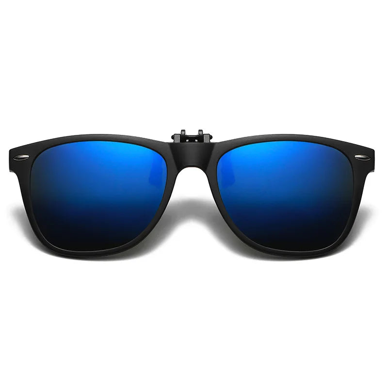 Polarized Photochromic UV Anti-Glare Driving Goggles, Vintage Square Style, Fall 2025 Safe Driving – Night Vision Clip-On Sunglasses