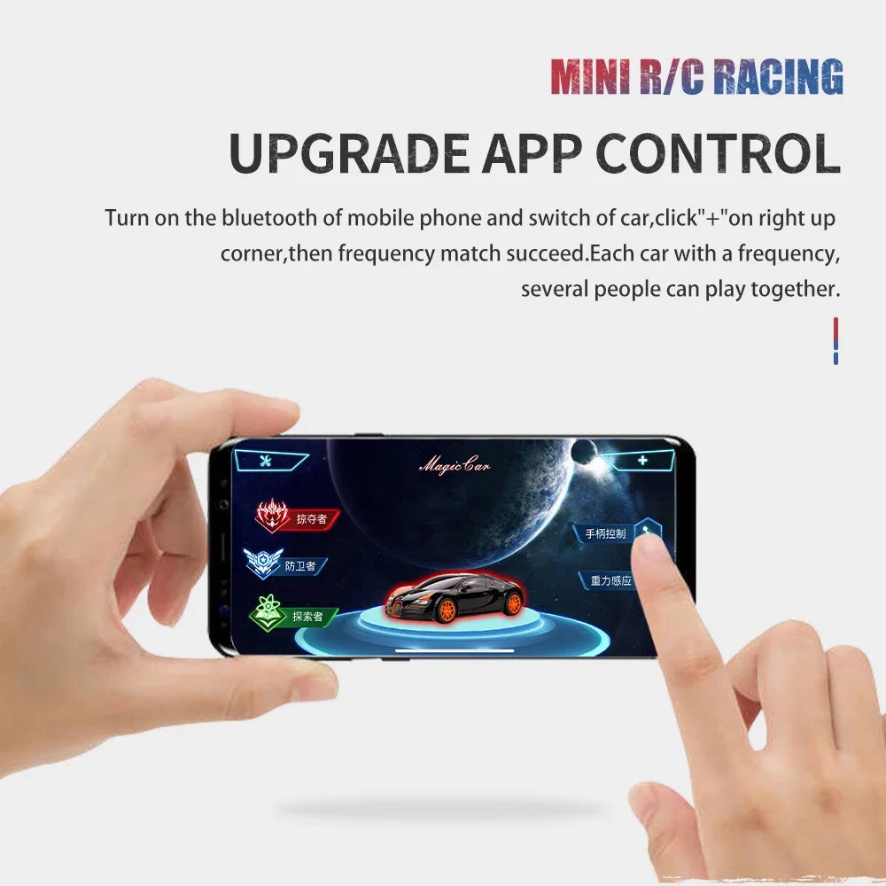 Remote Bluetooth Control Mini Racing Drift-Buggy Car - Battery Operated Toy for Kids