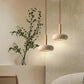 LED Japandi Pendant Lamp Yellow Stone Wabi Sabi Ambient Design