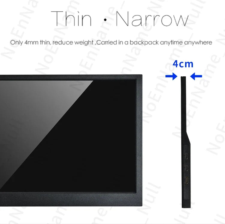 Travel-Friendly 11.6 Inch HDMI Monitor 1366x768 Gaming Display