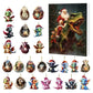 Advent Dinosaur Calendar - 24-Day Christmas Countdown, Fun Holiday Decor for Kids and Families