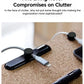 Cable USB Organizer Silicone Cord Clip Desktop Holder