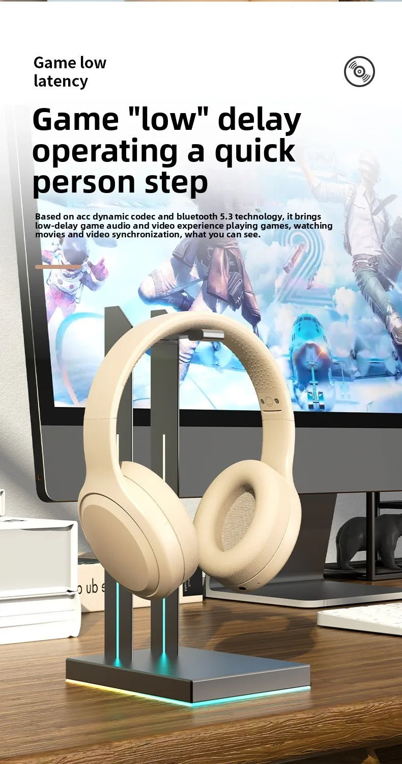 Cordless Bluetooth Headphones Over Ear Noise Cancelling