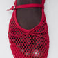 Women’s Breathable Ballet Flats - Mary Jane, Mesh, Summer