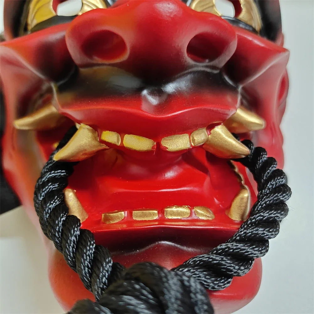 Horror2025 Edition Hannya Mask Resin Demon Cosplay Halloween