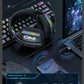 Cordless Gaming Headset Tri Mode Bluetooth Wired Immersive