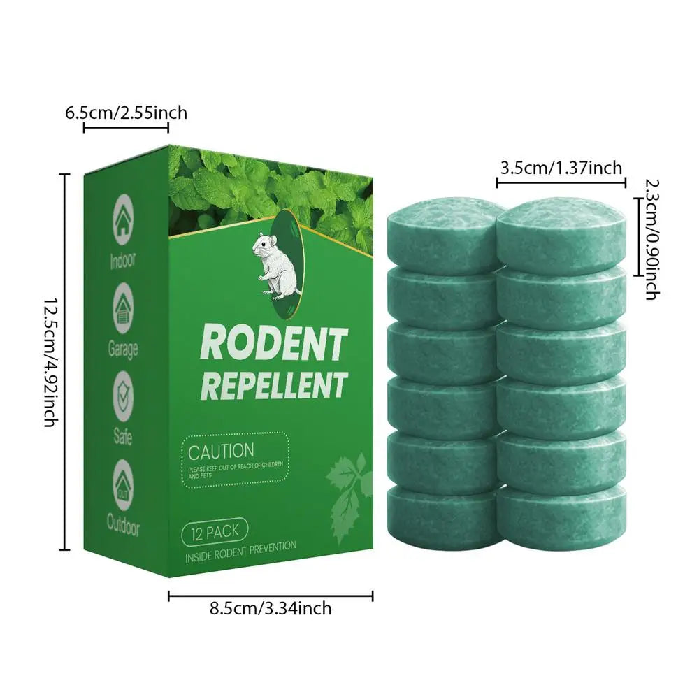 Rodent2026 Edition Repellent Balls Peppermint Oil Organic Rodent Deterrent 12 Pack Household And Pet Safety Fall