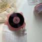 Rotatable Adorable Pink Vinyl Record Phone Holder Stand - Lazy Desktop Accessory for iPhone & Android