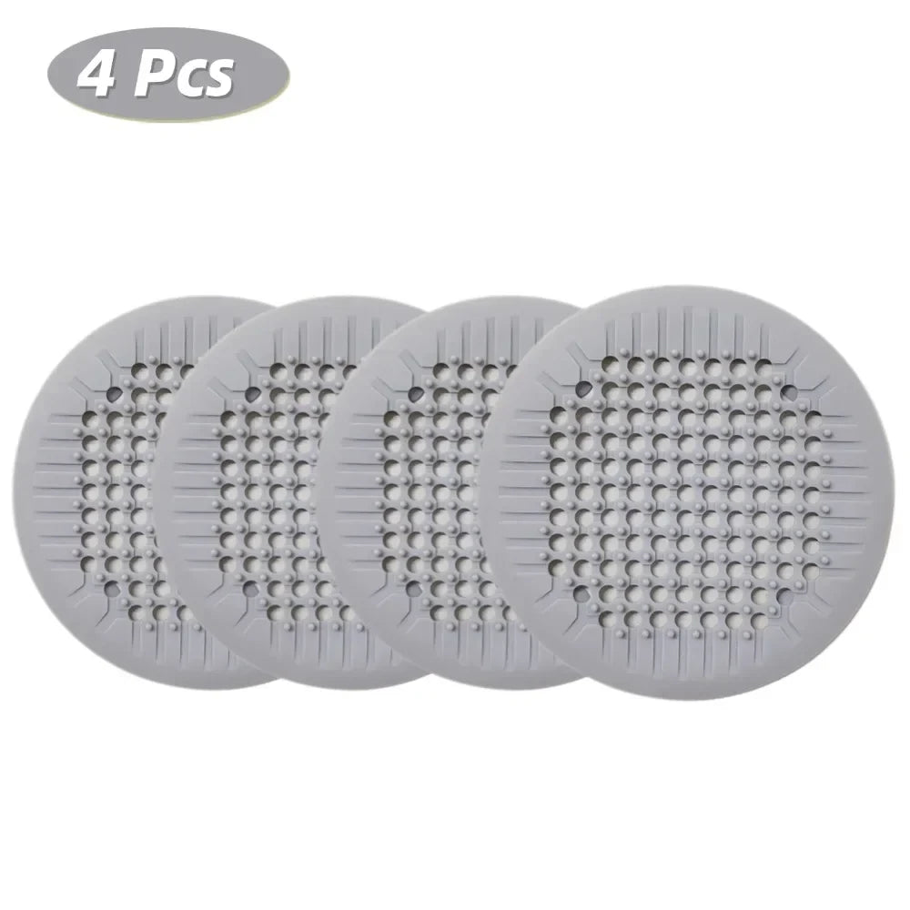 Shower Drain Hair Catcher Silicone Drain Cover - Suction Cup Bath Tub Strainer, Fall 2026 Household Refresh Gift Idea