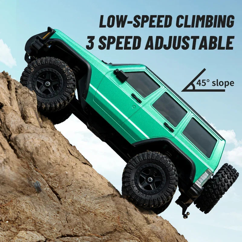 Car RC 1/18 Scale 4WD Off Road Crawler Toy Remote Control 2.4G With 40 Minute Run Time Fall 2025 Gift