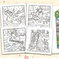 Book Coloring For Adults And Teens Cozy Warm Space Theme Fall 2025 Relaxation Gift For Solo Leisure