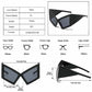Cat Oversized Eye Sunglasses Women Red UV400 Shades Retro Gradient Fashion