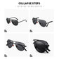 Sunglasses Aviator Foldable Metal Pilot Style Polarized UV400 Sun Glasses, Summer 2026 Trend, All-Day Comfort