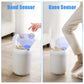 Motion Sensor Trash Can Compact Plastic Smart Bin Hands Free