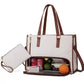 Lunch Insulated Bag Black Shoulder Laptop Bag 2-in-1 Large Capacity Back to School 2026 Gift