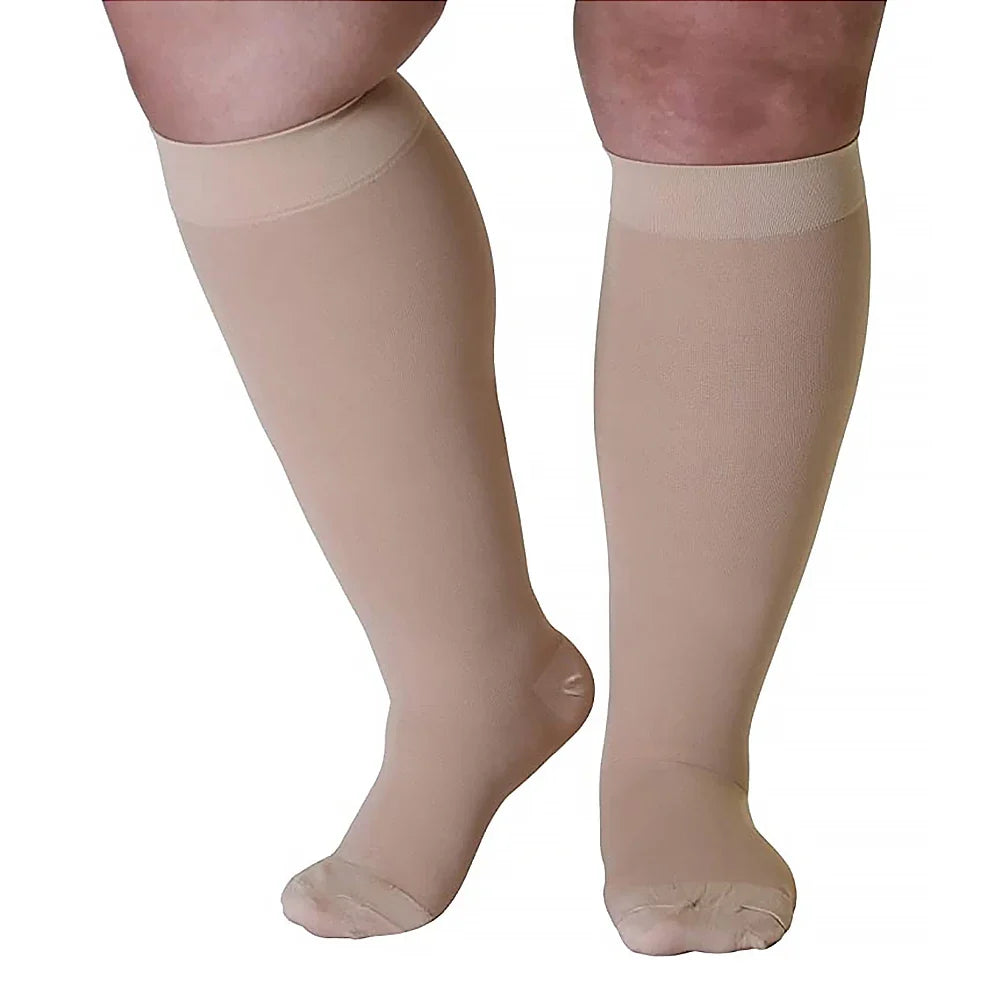 Varicose Veins Support Calf Sleeve Unisex S–7XL 2026 – Medical Grade Compression Stockings 34–46mmHg Class 3