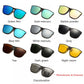 Polarized Photochromic UV Anti-Glare Driving Goggles, Vintage Square Style, Fall 2025 Safe Driving – Night Vision Clip-On Sunglasses
