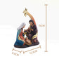 Scene Nativity Resin Figurine Holy Family Christmas Ornament For Desk Or Shelf Holiday Decor 2025 Gift