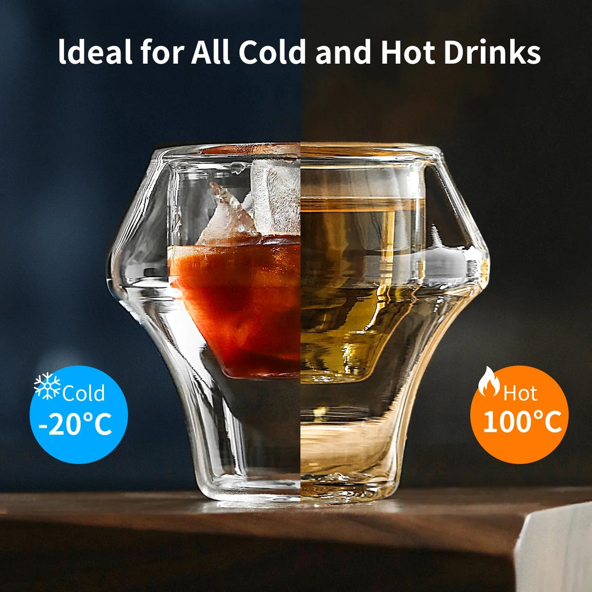 Wall Double Glass Espresso Cup Anti Scald Reusable Tea Mug Shot Glass, TikTok Viral Fall 2025 Artful Serving