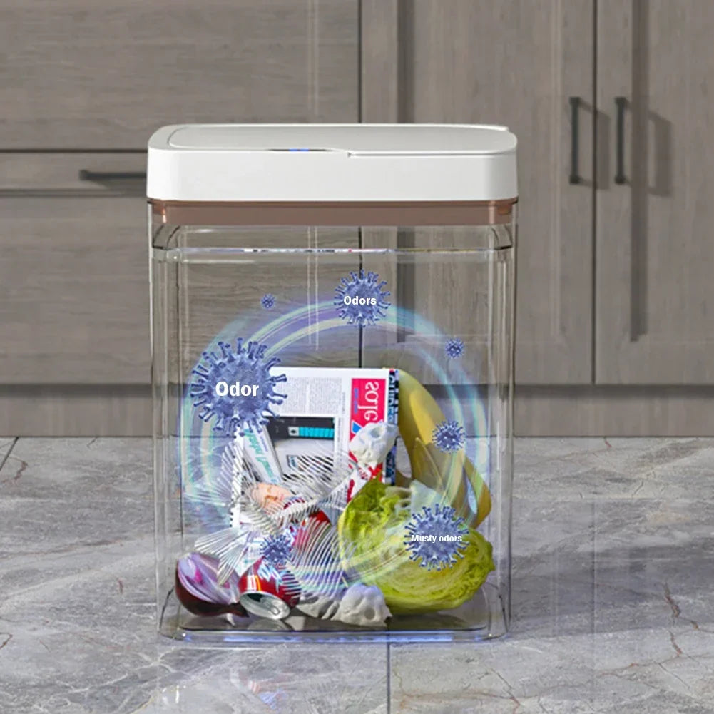 Smart Sensor Trash Can 15L 18L Touchless Quiet Water-Resistant
