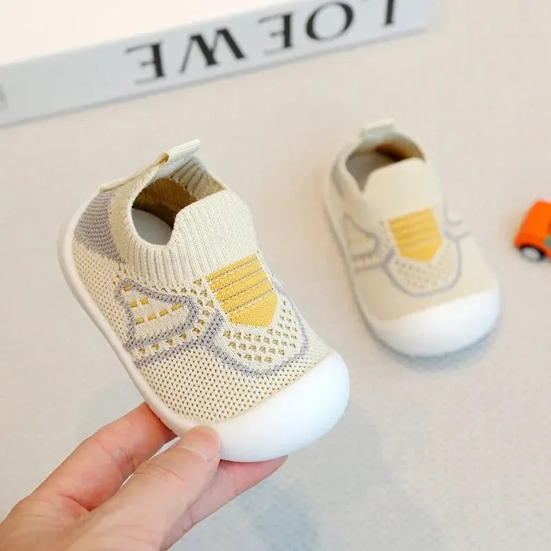 Baby Walking Shoes Plush Bottom Non-slip for 1-3 Years, Spring and Autumn Children's Shoes