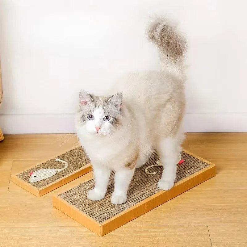 Cat Pet Scratching Board Cat Cardboard Mat for Claw Grinding